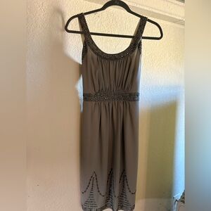 Pea in a pod grey sequins dress maternity